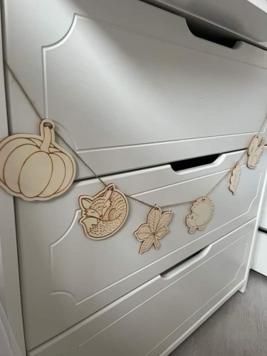 girlanda jesienna do pokoju dziecięcego