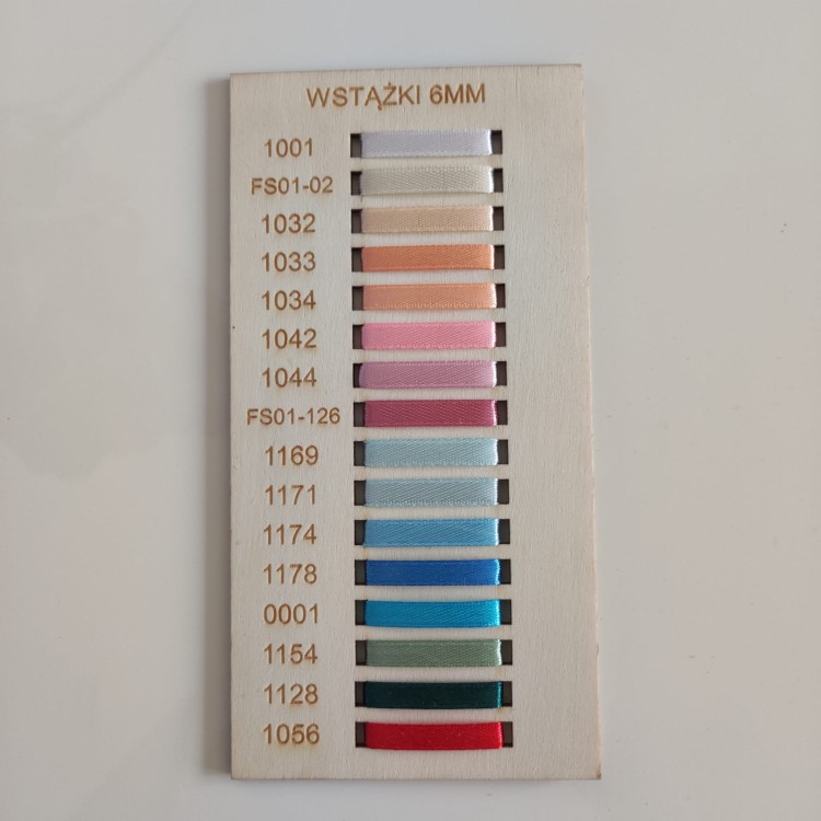 kolory wstążek do wyboru