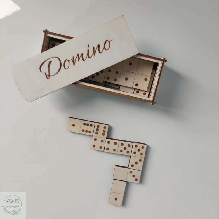 drewniana gra sensoryczna domino
