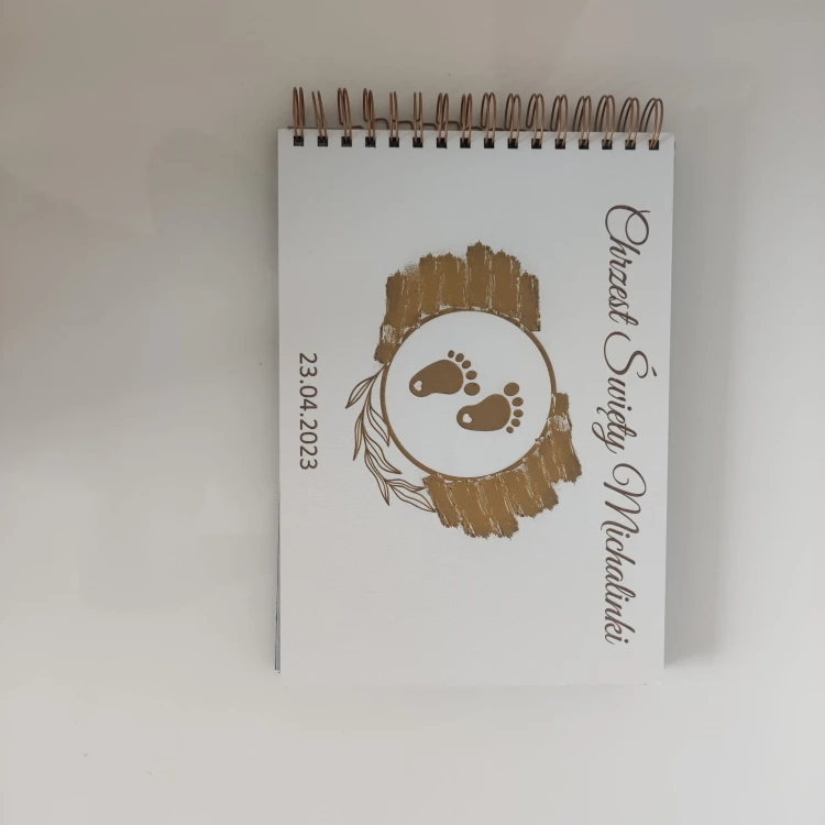 album na chrzest urodziny z personalizowacją